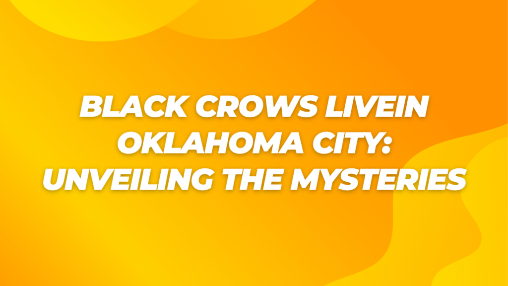 Black Crows Livein Oklahoma City