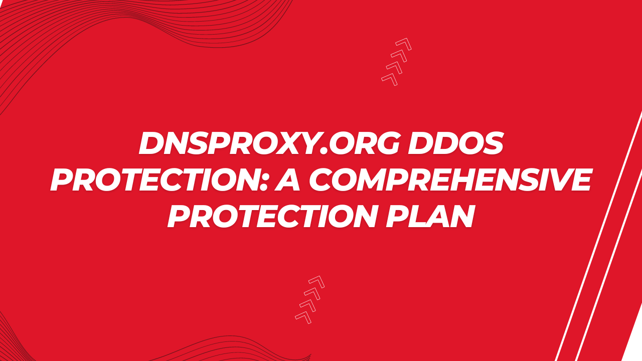 Dnsproxy.org Ddos Protection